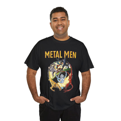 Metal Men T-Shirt - George Perez Art - DC Comics - Classic Silver Age Team - Mercury, Iron, Tin, Gold