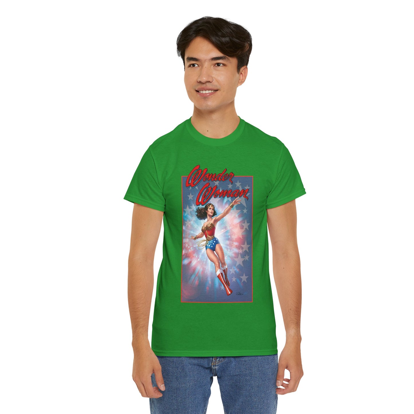 Wonder Woman '77 T-Shirt - Nicola Scott Art - Comic Book Based on the 1970s TV Series with Lynda Carter - DC Comics