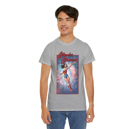 Wonder Woman '77 T-Shirt - Nicola Scott Art - Comic Book Based on the 1970s TV Series with Lynda Carter - DC Comics