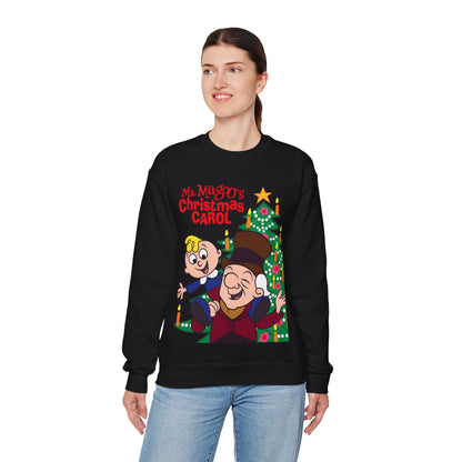 Mr. Magoo's Christmas Carol Crewneck Sweatshirt - UPA 1960s TV Holiday Special