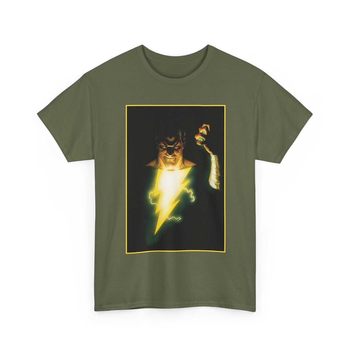 Black Adam T-Shirt - Alex Ross Art - JSA Cover Art - Shazam Family Foe - DC Comics