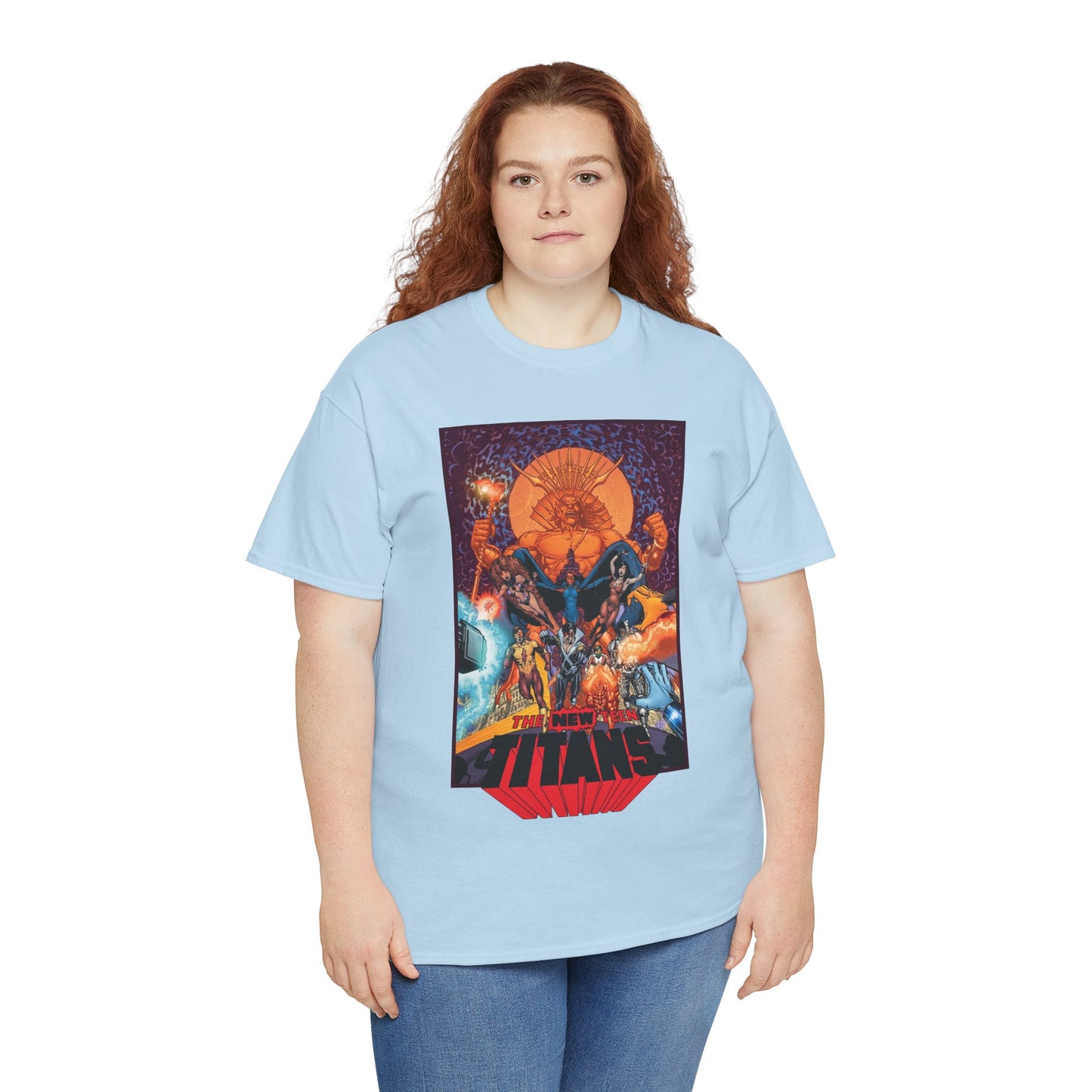 New Teen Titans T-Shirt - George Perez Art - Trigon's Titans - Raven - DC Comics