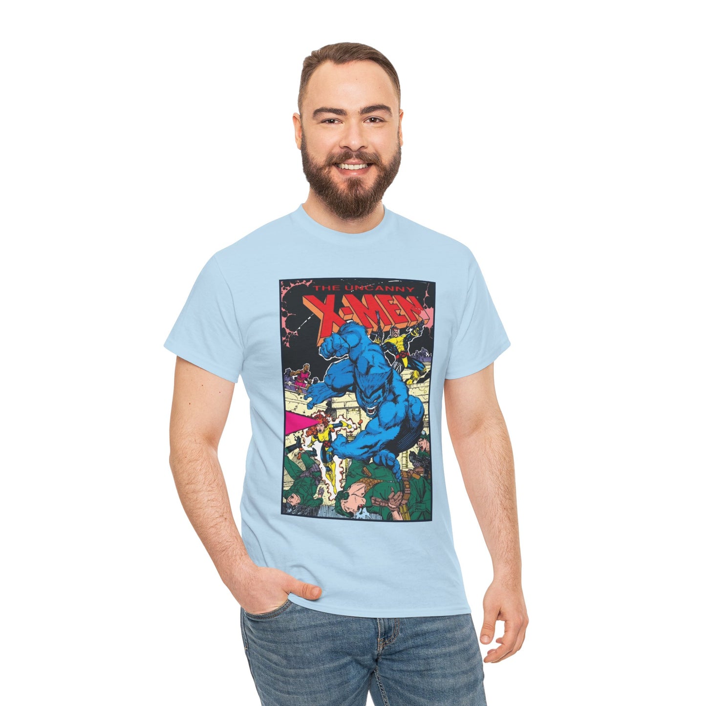 Uncanny X-Men T-Shirt - Jim Lee Art - Beast, Forge - Marvel Comics