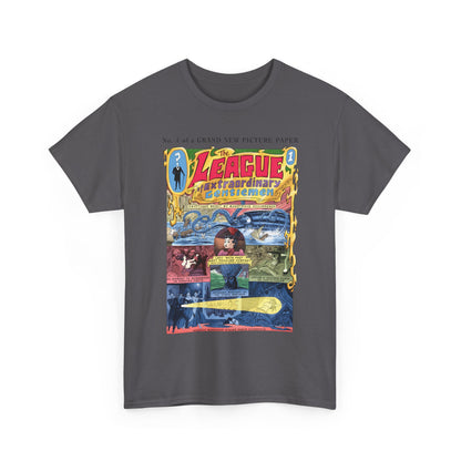 League of Extraordinary Gentlemen T-Shirt - Kevin O'Neill Art - Mina Murray, Captain Nemo, Allan Quatermain, Dr. Jekyll, & The Invisible Man - Alan Moore Story - DC Comics