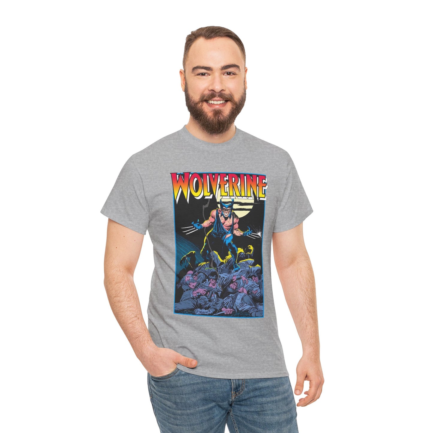 Wolverine T-Shirt - John Buscema Art - #1 Cover Art 1988 - Marvel Comics