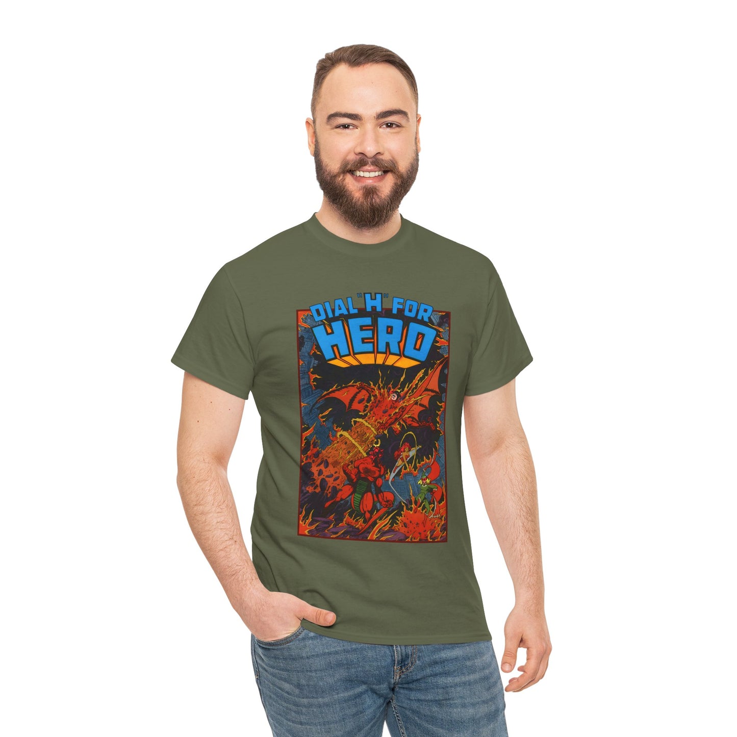 Dial "H" For Hero T-Shirt - George Perez Art - Adventure Comics Series - DC Comics