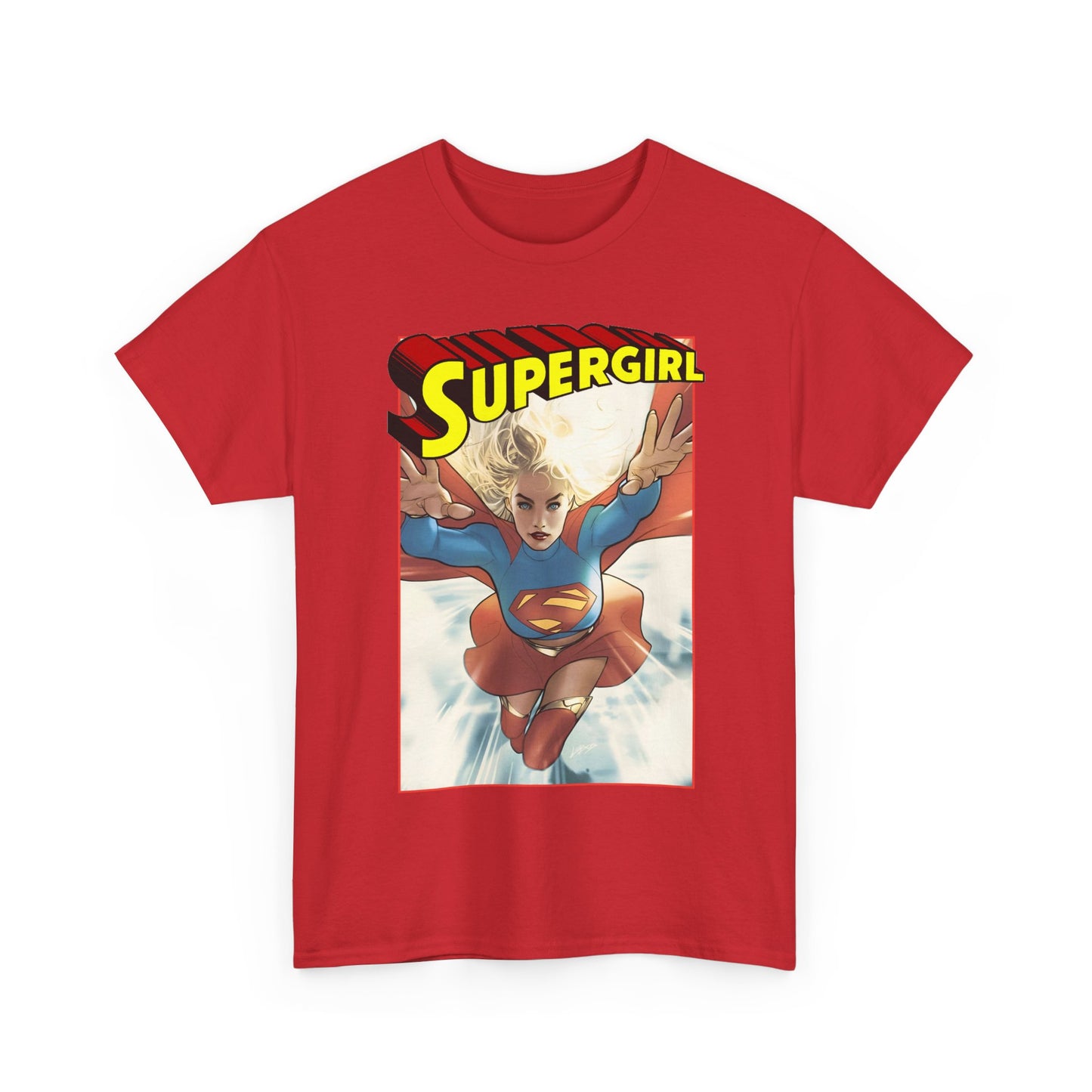 Supergirl T-Shirt - Pablo Villalobos Art - Kara Zor-El - Upcoming Summer 2026 Movie - DC Comics