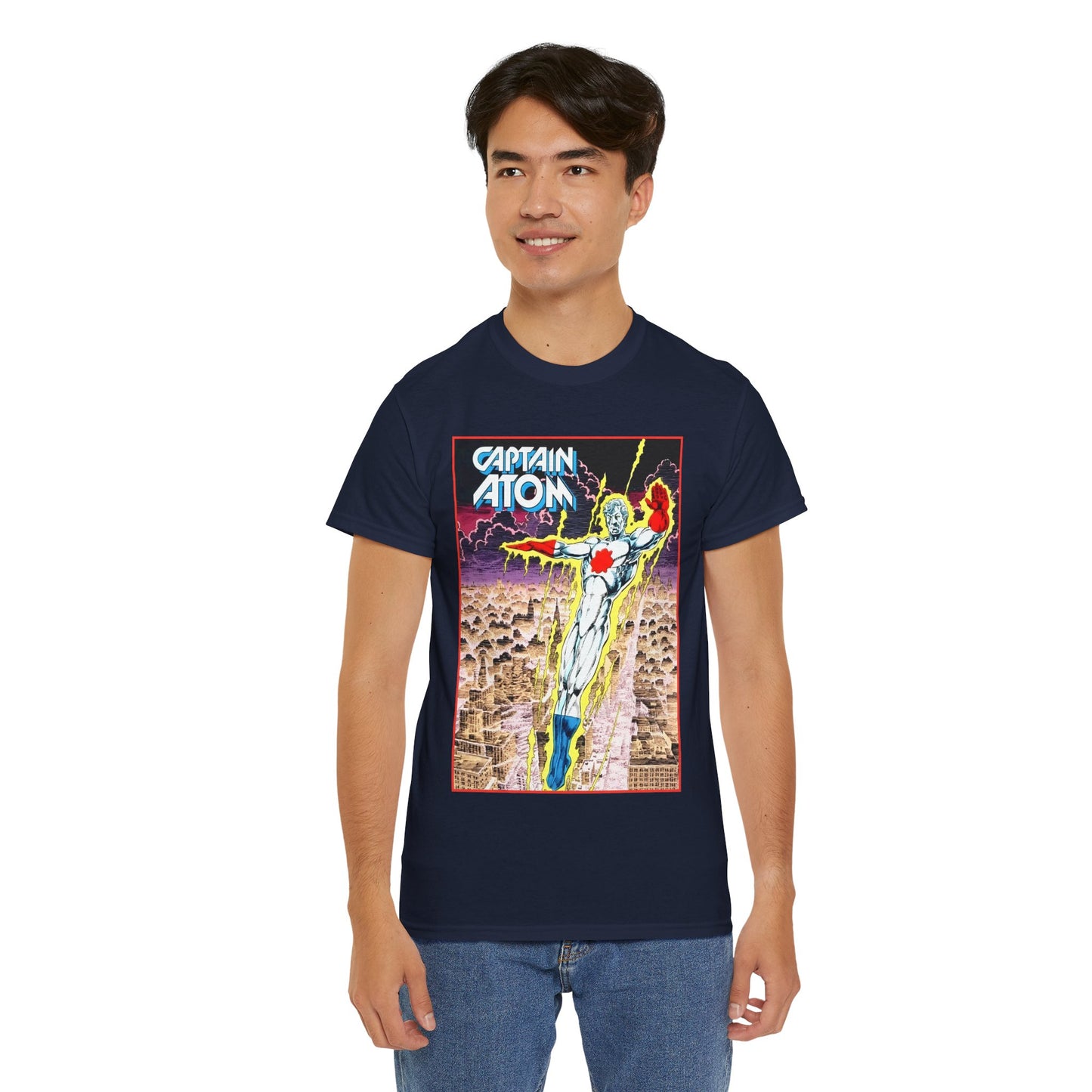 Captain Atom T-Shirt - Pat Broderick Art - DC Comics