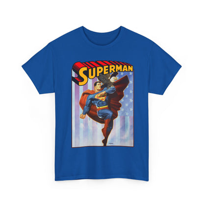 Superman With Eagle T-Shirt - Ariel Olivetti Art - DC Comics