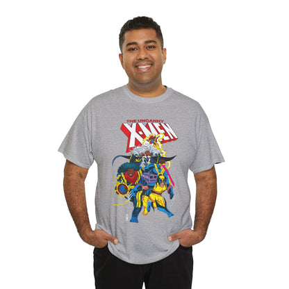 Uncanny X-Men T-Shirt - John Romita Jr Art - Cyclops, Storm, Bishop, Jean Grey, Wolverine - Marvel Comics