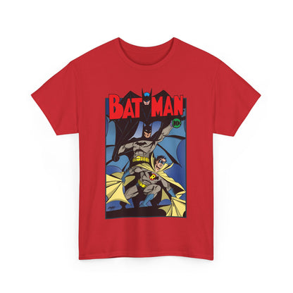 Batman & Robin T-Shirt - George Perez Art - Earth 2 - DC Comics - Golden Age JSA - Bruce Wayne & Dick Grayson