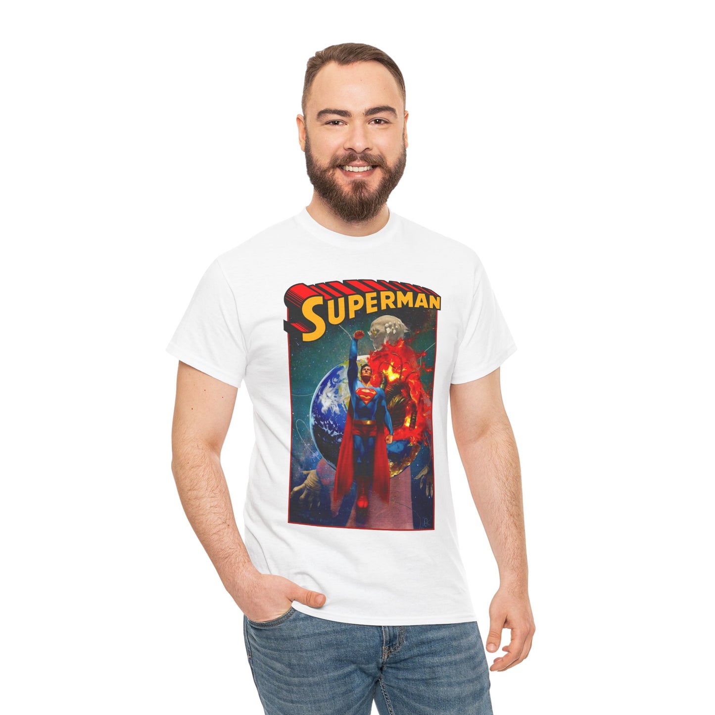 Superman T-Shirt - Ariel Colón Art - DC K.O. Cover Art - DC Comics