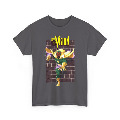 Vision T-Shirt - George Perez Art - Avengers Member - Scarlet Witch Husband - Android - Marvel Comics