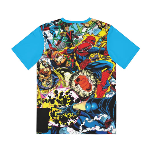 X-Factor All Over Print Tee (Polyester) - Joe Quesada Art - Havok - #92 Cover - Marvel Comics