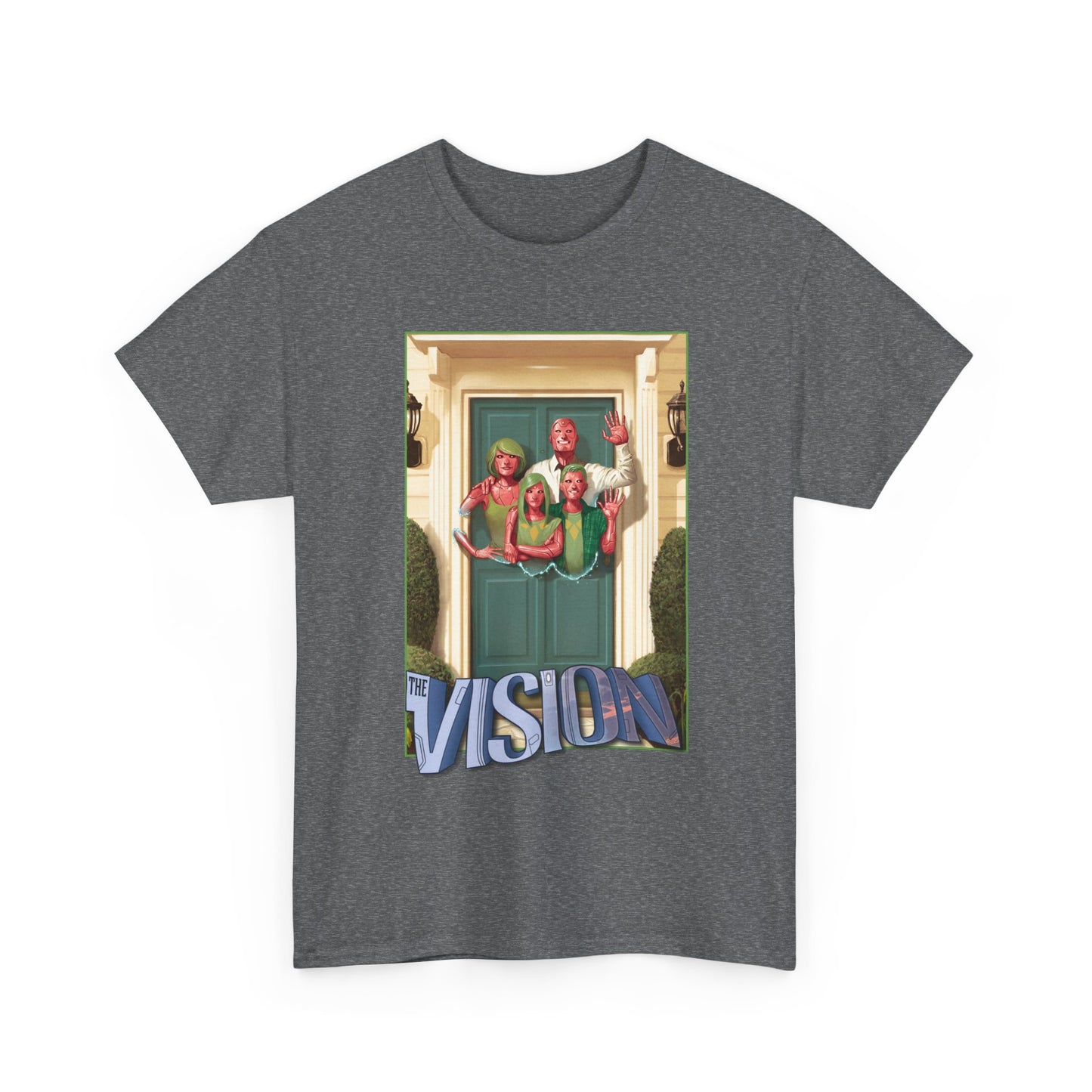 Vision T-Shirt - Mike Del Mundo Art - Avengers Member - The Visions Family - Tom King Story - Future MCU Series - Marvel Comics