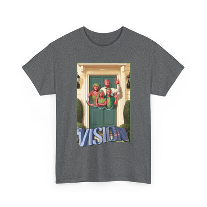 Vision T-Shirt - Mike Del Mundo Art - Avengers Member - The Visions Family - Tom King Story - Future MCU Series - Marvel Comics