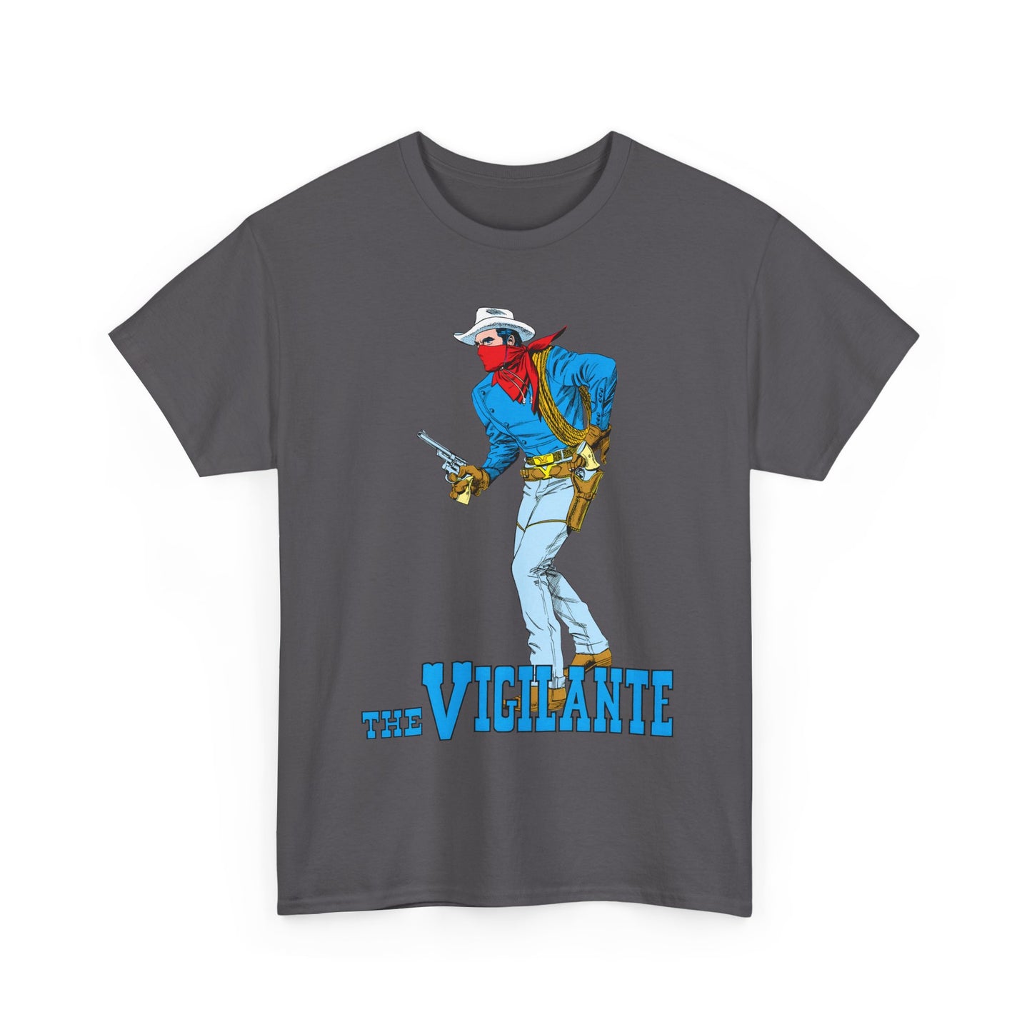 Vigilante T-Shirt - Gray Morrow Art - Seven Soldiers of Victory, All-Star Squadron Member - DC Comics