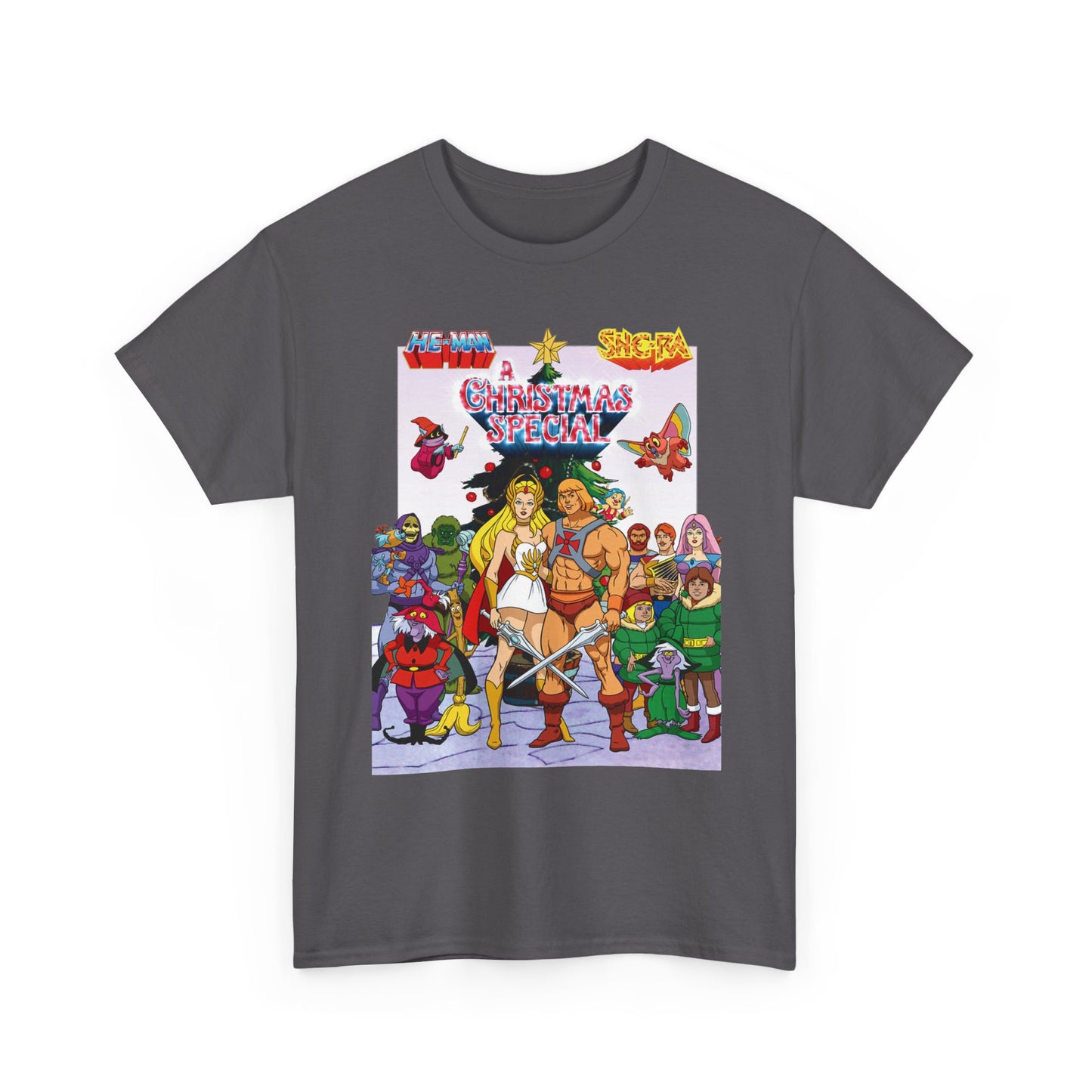 He-Man & She-Ra: A Christmas Special T-Shirt - Masters of the Universe, Princess of Power - Skeletor, Fisto, Orko, Kowl, Madame Razz - Filmation