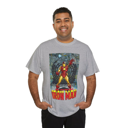 Iron Man T-Shirt - Bob Layton Art - Tony Stark Armor - Avengers Member & Leader - Marvel Comics