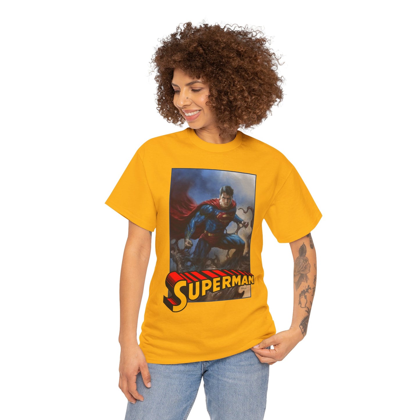 Superman T-Shirt - Lucio Parrillo Art - Man of Steel - DC Comics