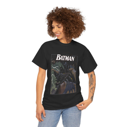 Batman T-Shirt - Norm Breyfogle Art - 1990s Dark Knight Detective - Gotham City - Perched on A Gargoyle - DC Comics