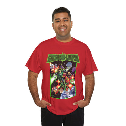 Green Lantern T-Shirt - George Perez Art - Hal Jordan & Alan Scott - Silver Age & Golden Age - DC Comics