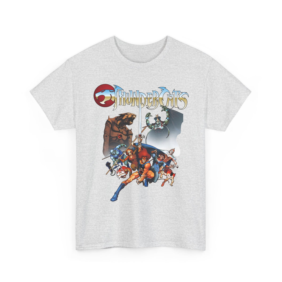 Thundercats T-Shirt - Lion-O, Panthro, Cheetara, Tygra, Snarf, WilyKit and WilyKat, Mumm-Ra