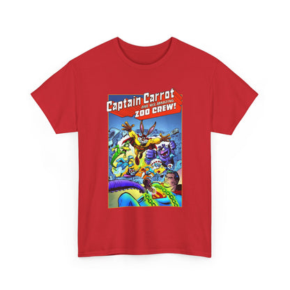 Captain Carrot & Zoo Crew T-Shirt - DC Comics Bronze Age Funny Animals, Superman Guest Star - 1980s