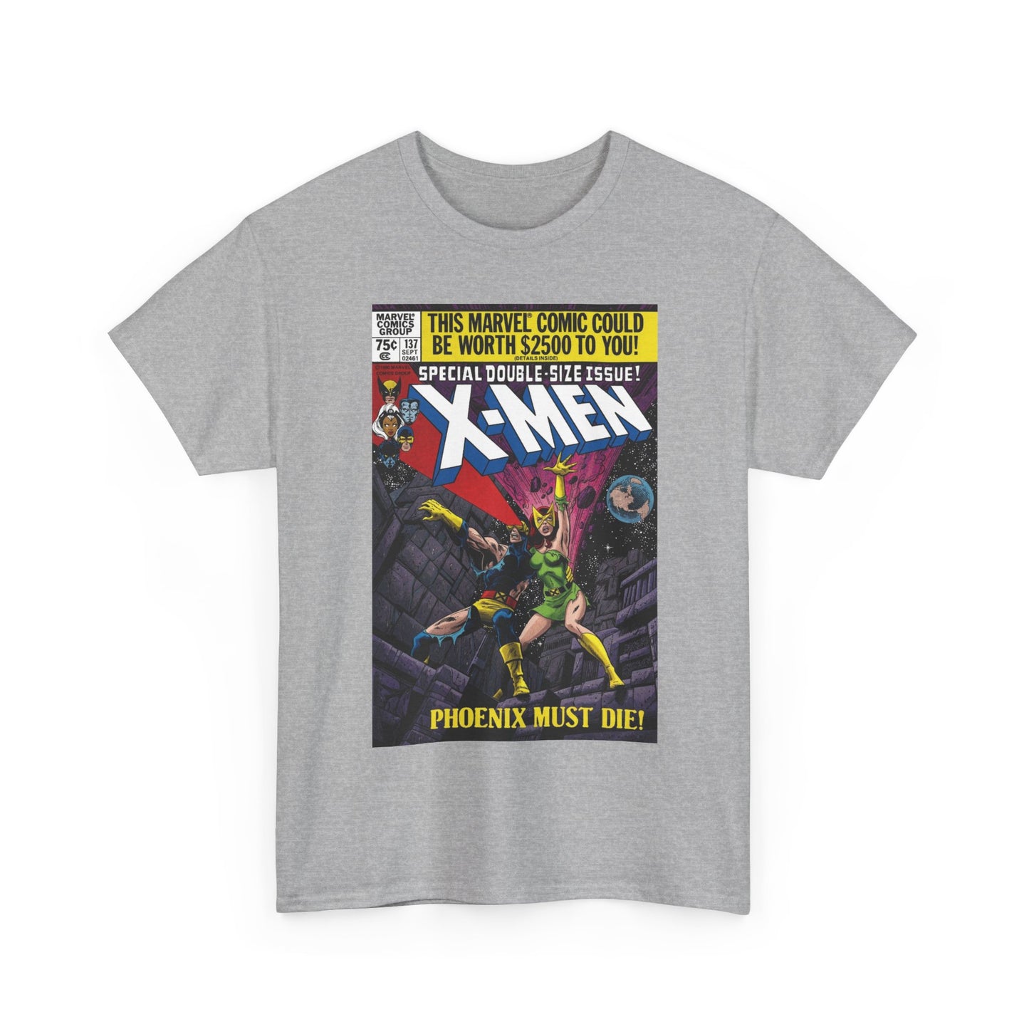 X-Men #137 T-Shirt - John Byrne Art - Cyclops & Phoenix - Marvel Comics