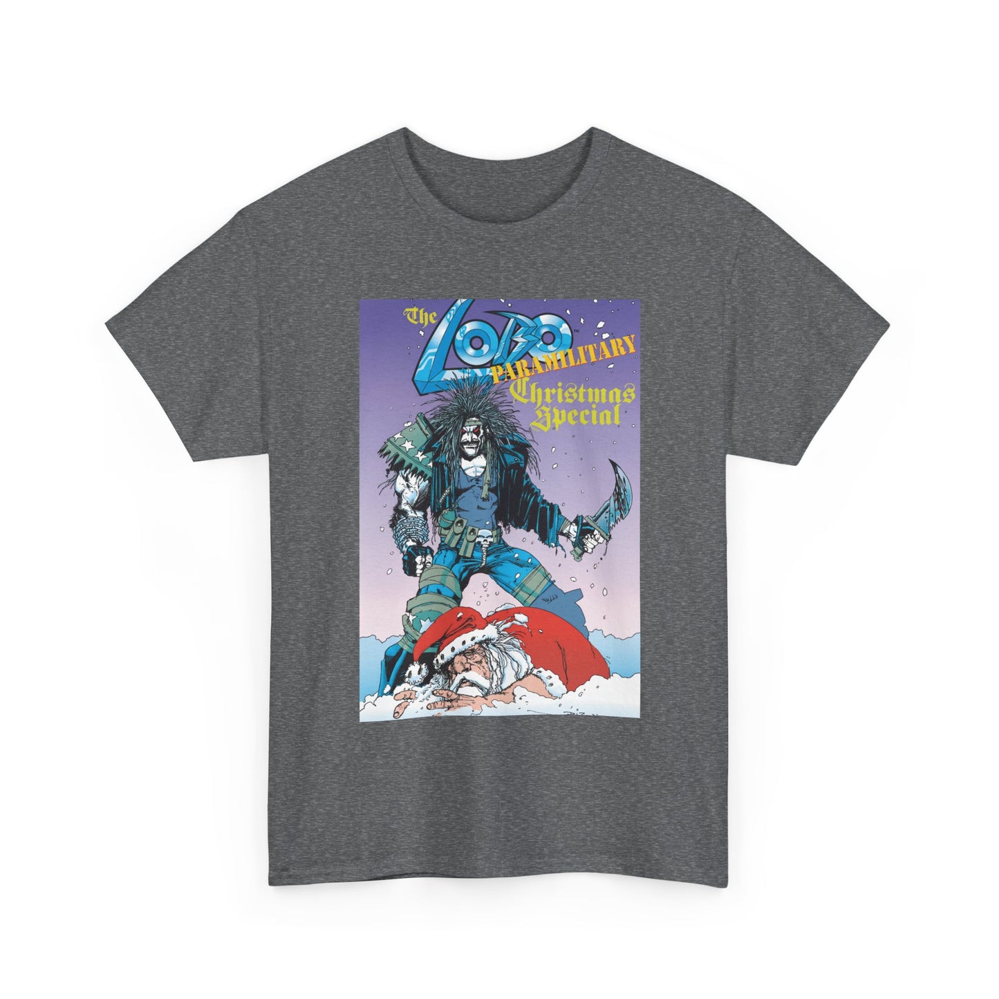 Lobo Paramilitary Christmas Special T-Shirt - Simon Bisley Art - DC Comics