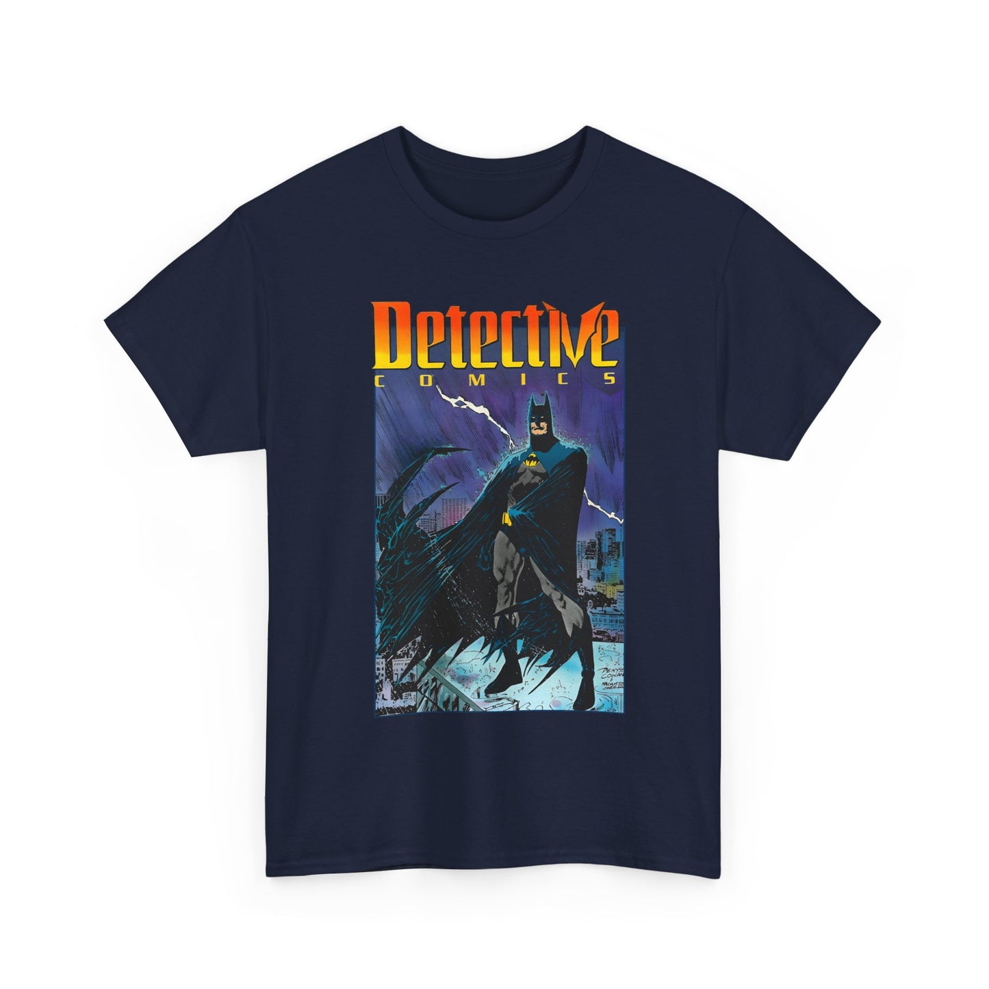 Detective Comics T-Shirt - #600 Cover Denys Cowan Art - Gotham City, Dark Knight, Batman - DC Comics