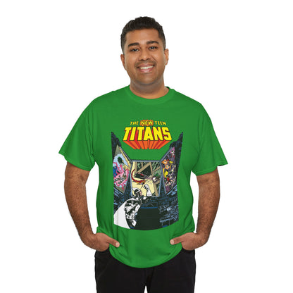 New Teen Titans T-Shirt - George Perez Art - Dr. Light, Titans Tower - DC Comics