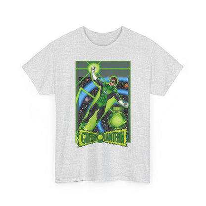 Green Lantern T-Shirt - George Perez JLA Postcard Art - DC Comics - Hal Jordan - Sector 2814 - Justice League Member
