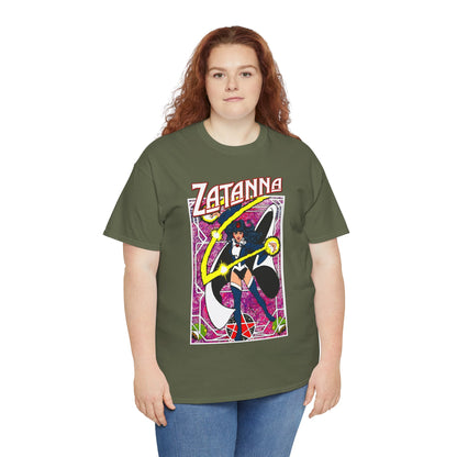 Zatanna T-Shirt - George Perez Postcard Art - Justice League Magic Member - JLA Satellite Era - DC Comics
