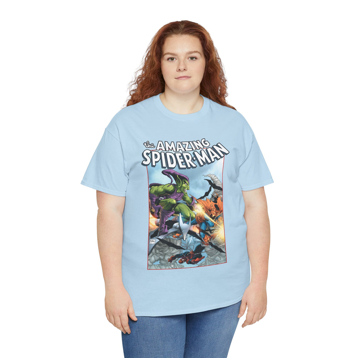 Amazing Spider-Man T-Shirt - Todd McFarlane Art - Green Goblin Vs Hobgoblin - Marvel Comics