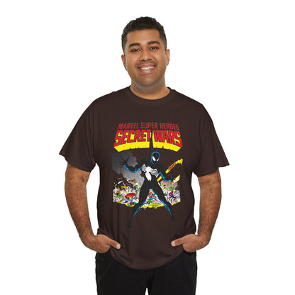 Secret Wars T-Shirt - Classic Marvel Comics Series - Alien Symbiote Spider-Man, 1st Appearance - Future Venom Story