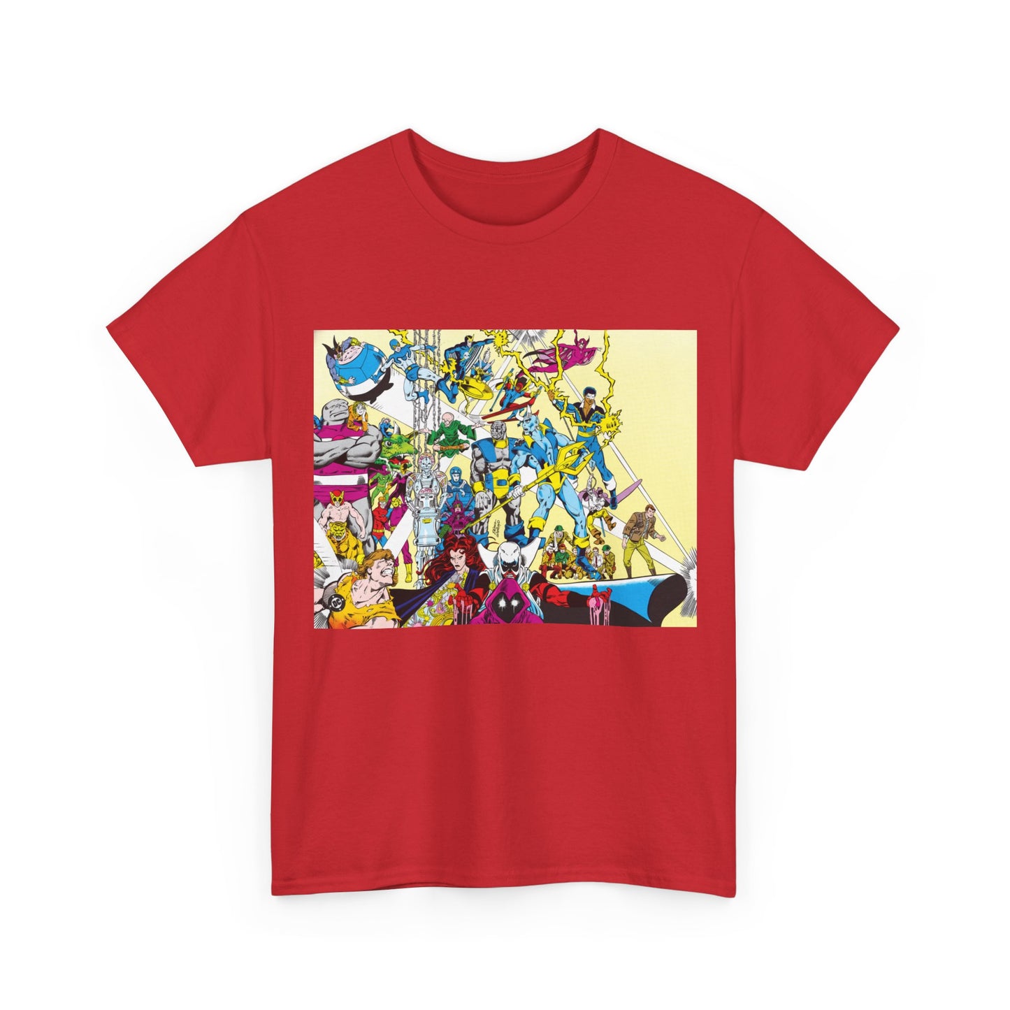 Who's Who in the DC Universe T-Shirt - George Perez Art - Black Lightning, Black Orchid - #3 Cover Art - DC Comics