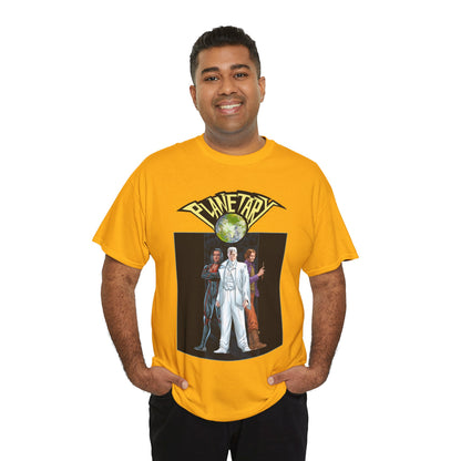 Planetary T-Shirt -  - John Cassaday Art - The Drummer, Jakita Wagner & Elijah Snow - DC Comics/Wildstorm