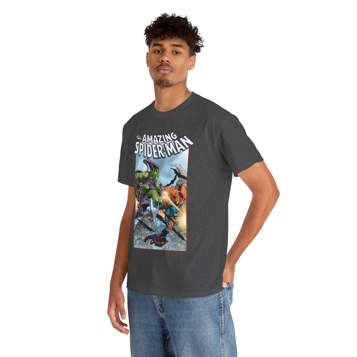 Amazing Spider-Man T-Shirt - Todd McFarlane Art - Green Goblin Vs Hobgoblin - Marvel Comics