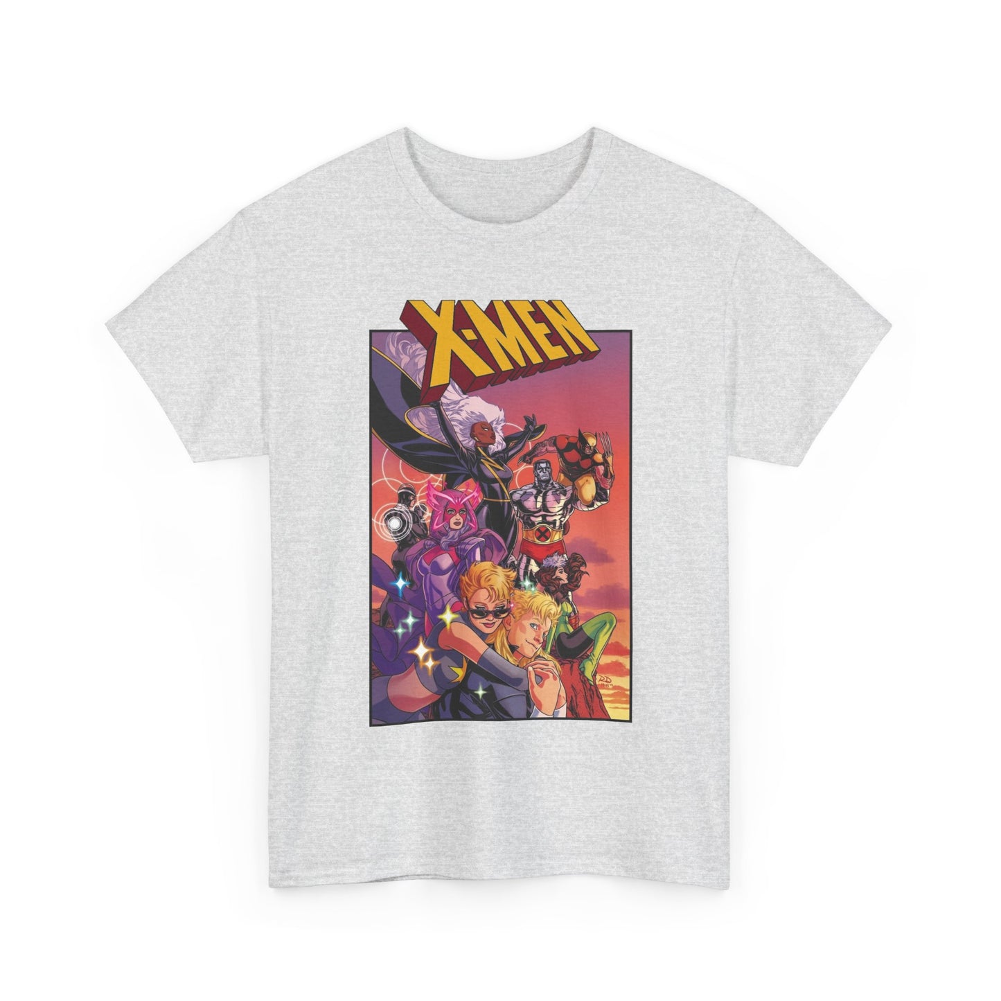 X-Men Outback T-Shirt - Russell Dauterman Art - Storm, Wolverine, Psylocke, Longshot, Havok, Rogue, Colossus, Dazzler - Marvel Comics