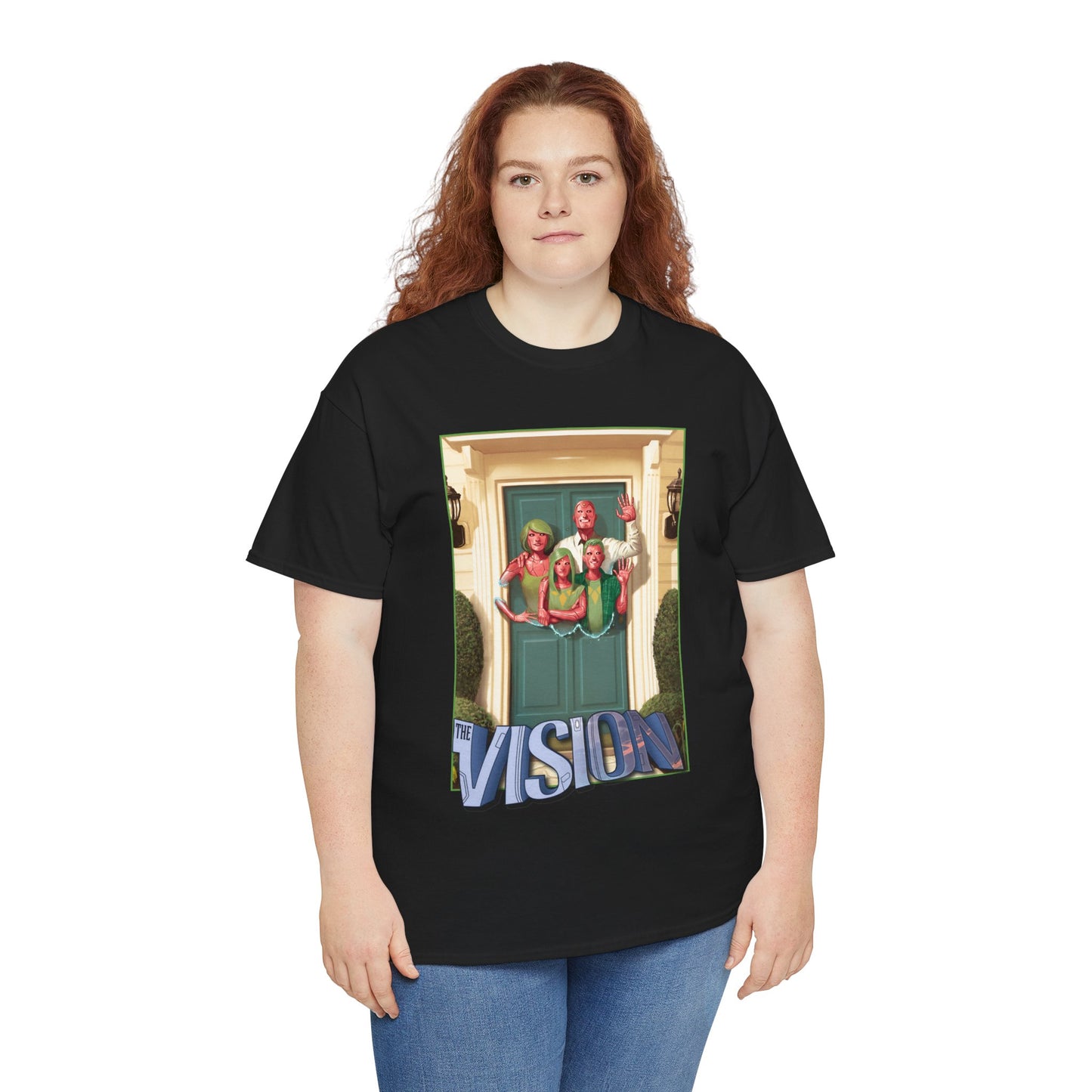 Vision T-Shirt - Mike Del Mundo Art - Avengers Member - The Visions Family - Tom King Story - Future MCU Series - Marvel Comics