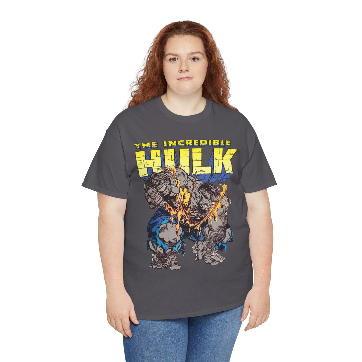 Incredible Hulk T-Shirt - Todd McFarlane Art - Marvel Comics - Grey Hulk, Bruce Banner