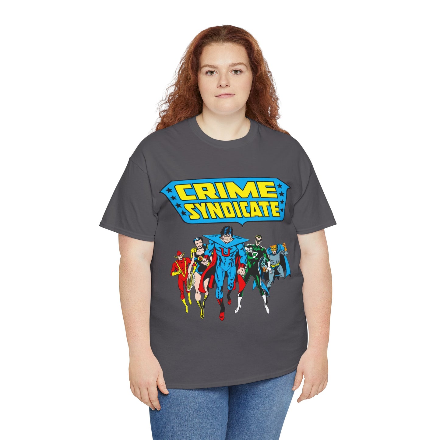 Crime Syndicate T-Shirt - Ultraman, Owlman, Superwoman, Power Ring, Johnny Quick - Earth 3 Justice League Villains - DC Comics