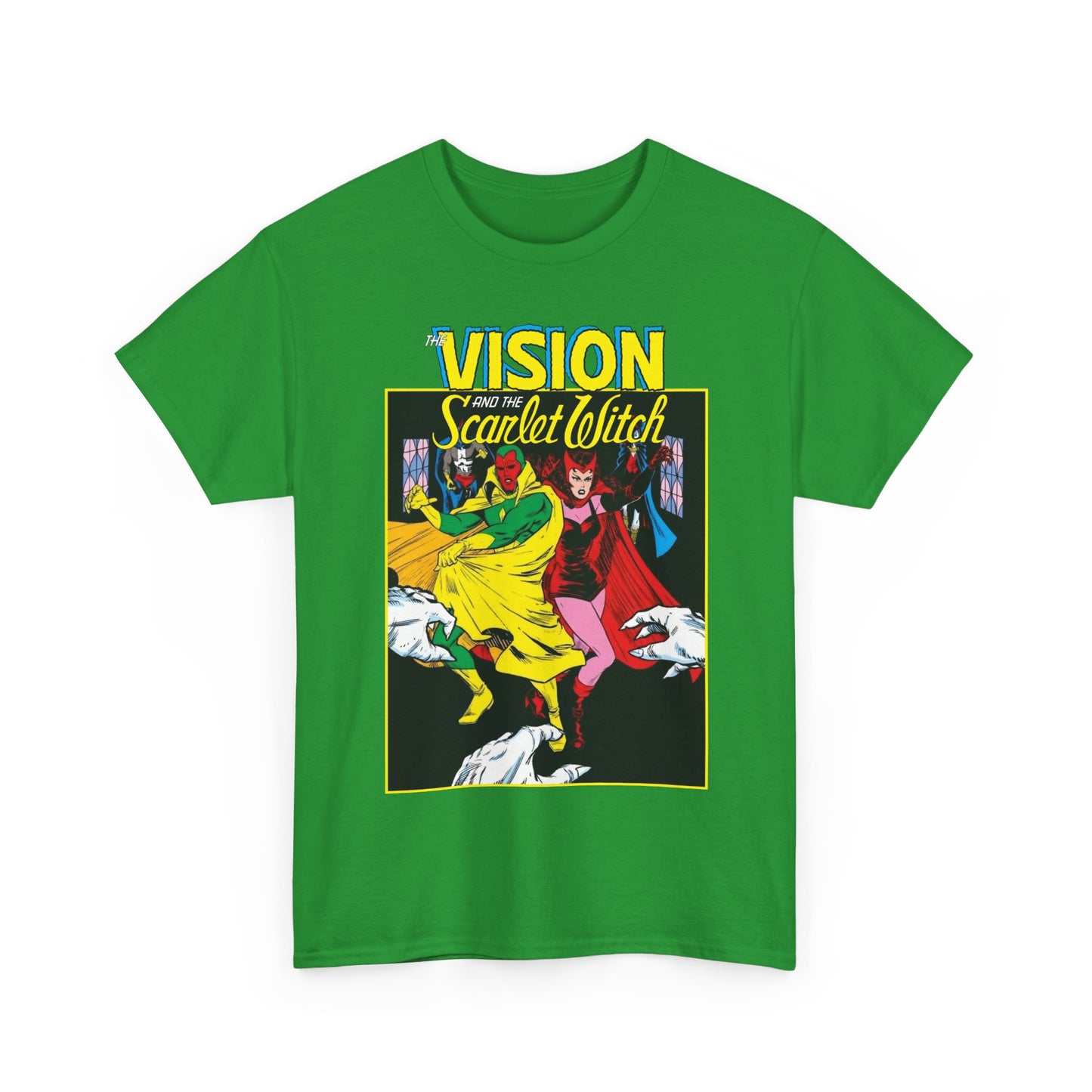Vision & Scarlet Witch T-Shirt - Avengers Members - 1985 Cover Art - Marvel Comics
