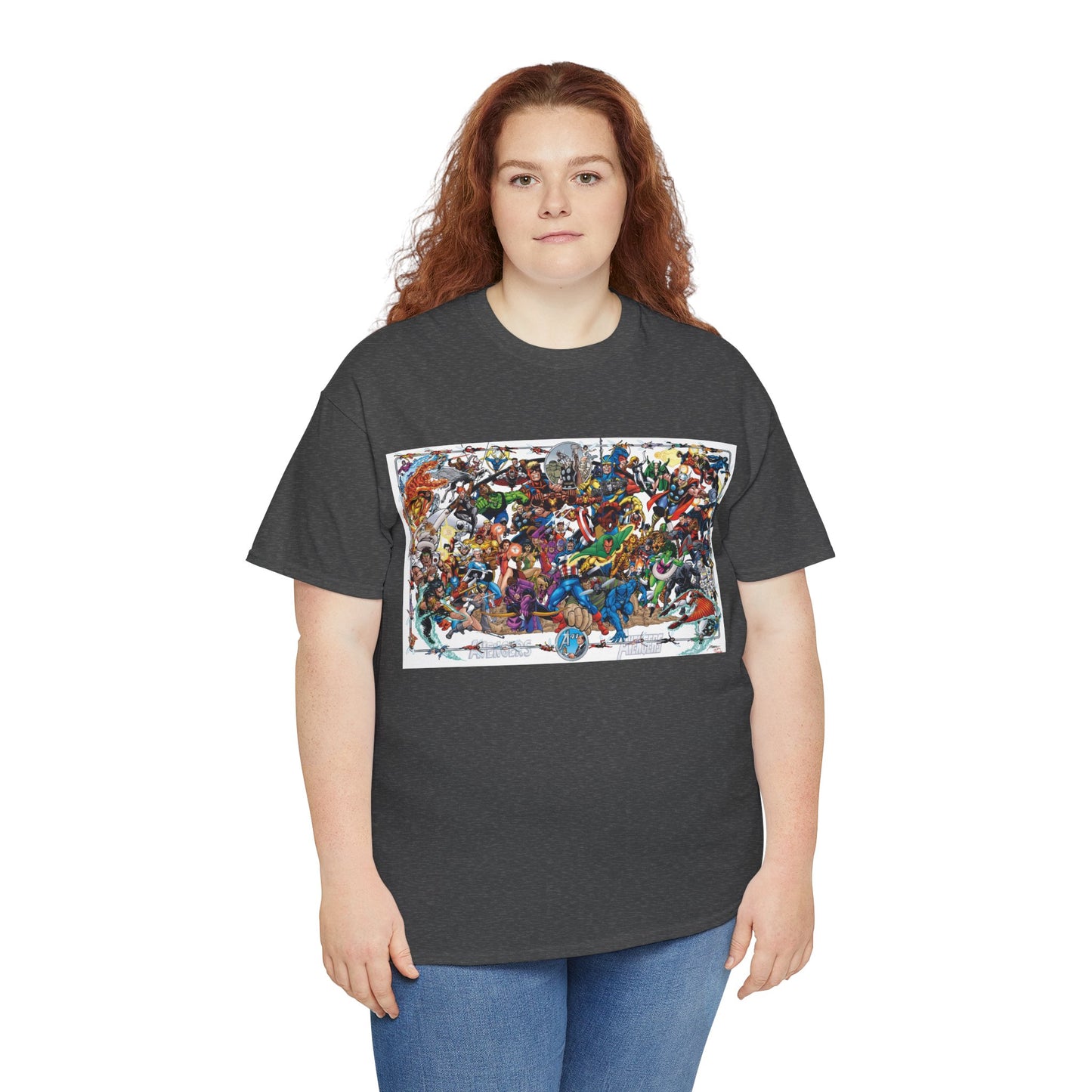 Avengers T-Shirt - George Perez Art - Poster Art of Basically Every Avenger - Marvel Comics