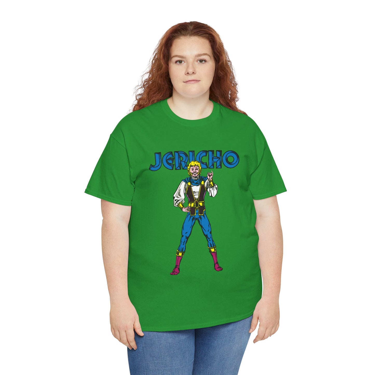 Jericho T-Shirt - George Perez Art - New Teen Titans Member - Son of Deathstroke, Brother of Ravager - DC Comics