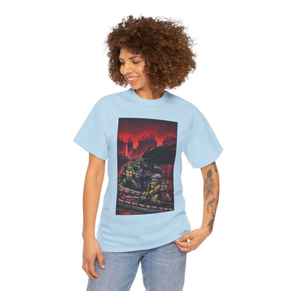 Batman & Teenage Mutant Ninja Turtles T-Shirt - Kevin Eastman Art - TNMT - DC Comics