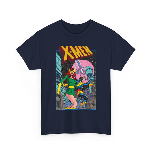 X-Men T-Shirt - John Byrne Art - Cyclops & Jean Grey - Dark Phoenix Saga - Marvel Comics