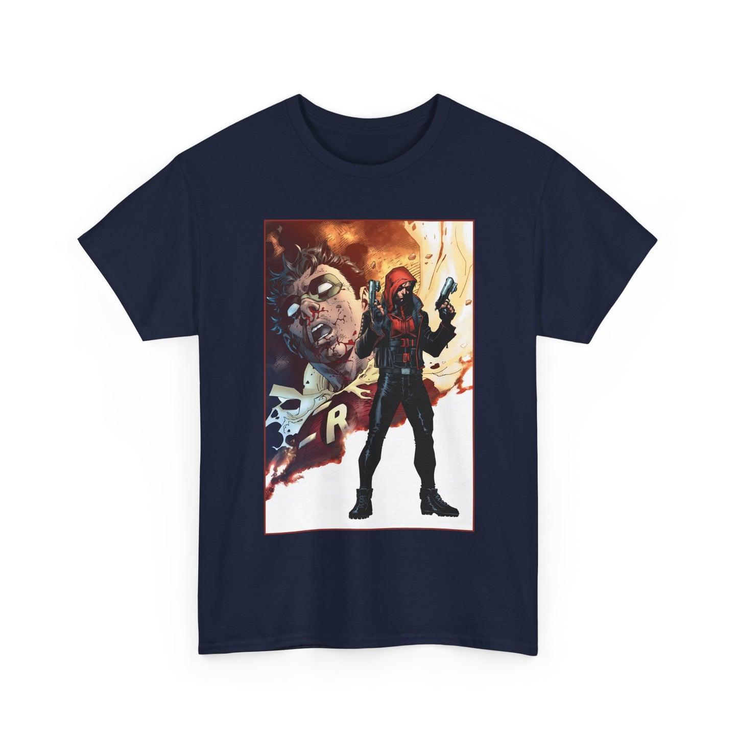 Red Hood T-Shirt - Jim Lee Art - Jason Todd, Batman Sidekick - DC Comics