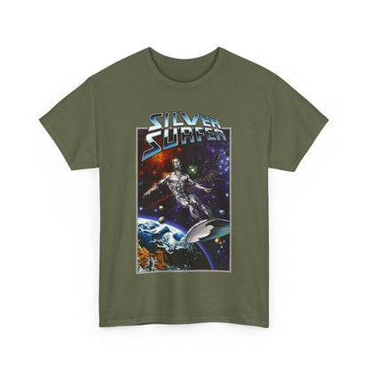 Silver Surfer T-Shirt - Amazing Joe Jusko Art - Marvel Comics Character - Former Herald of Galactus - Fantastic Four Connection - Norrin Radd